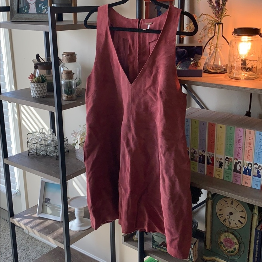 Free People Retro Love Suede Dress